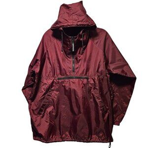 Vintage 90s Old Navy Packable Anorak Jacket With Hood & Pouch Storage